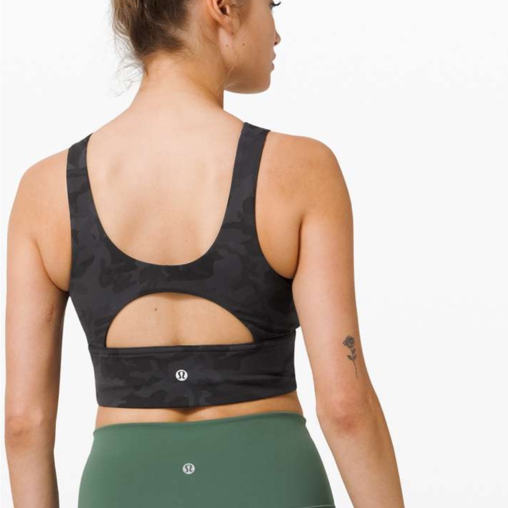 Lululemon Stronger As One Long Line Bra SZ 4